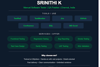 do manual software testing for your software application