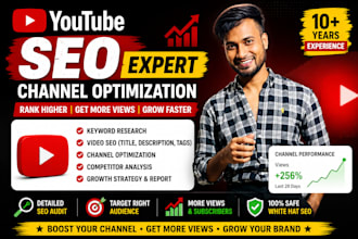 do youtube SEO and channel optimization