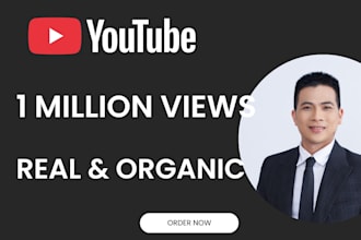 shoutout youtube channelvideo SEO promotion to 1 million people for views