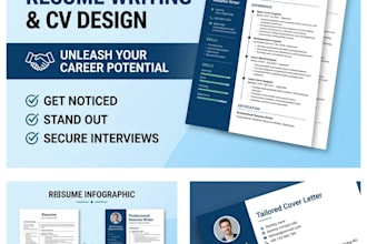 write a professional resume writing service and cv design