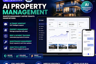 develop ai property management web, ai tenant assistant app