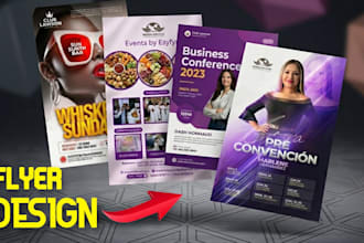 design a flyer design, church flyer, business flyer, event flyer, banner design