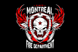 draw high quality firefighter logo with satisfaction guarantee