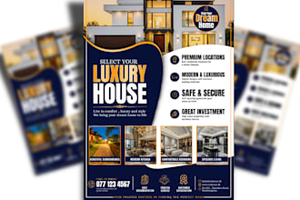 design a professional and eye catching flyer