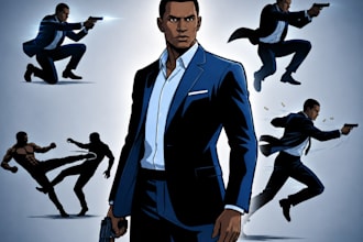 create custom character illustrations and concept art