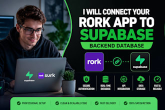 connect your rork app to supabase backend database