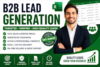 build a targeted b2b lead list with verified business emails