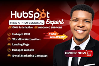 setup hubspot CRM, hubspot automation workflow, hubspot email marketing,sequence