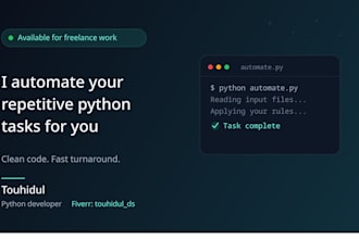 automate boring tasks with custom python scripts