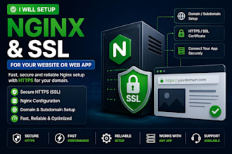 configure nginx and SSL for your website or web app