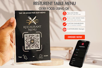 build a restaurant qr code ordering system with kitchen dashboard and tab