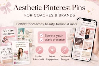 design canva aesthetic pinterest pins canva pins designs for coaches and brands
