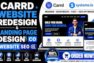 design carrd landing page carrd porfolio website redesign carrd co website seo