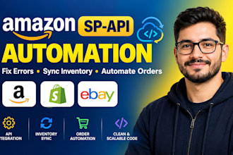 fix amazon sp API errors and automate shopify or ebay workflows