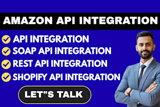 integrate amazon sp API, shopify, ebay, automate ecommerce workflows