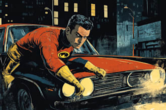 do comic book art and illustration