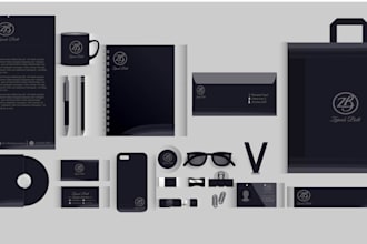 design letterhead, business card, stationary items