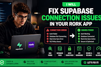 fix supabase connection issues in your rork app