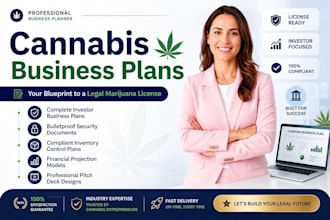 write your cannabis or marijuana business plan for canada