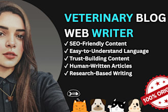 write quality blogs and web content as a vet