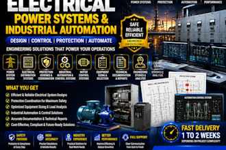 create electrical power systems industrial automation control protection