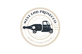 design mobile three wheeled van logo