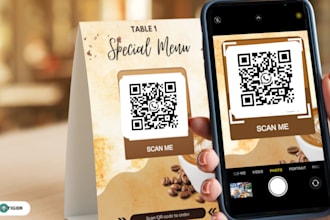 create an interactive 3d ar qr code menu for restaurants