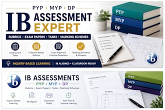customize ib aligned assessment rubrics exam tasks