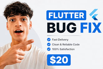 fix flutter bugs, crashes, and app issues