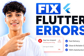 fix flutter bugs, crashes, and app issues