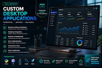 create professional desktop software for your business