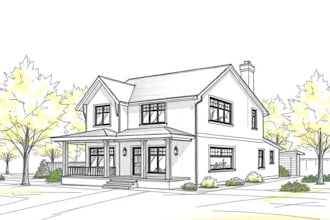 sketch your house or building