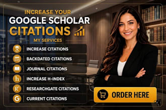 increase google scholar citations and research visibility for eb1