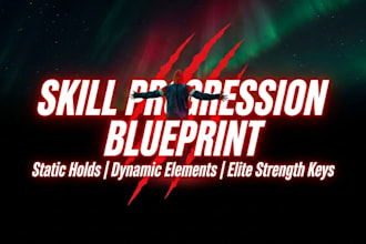 design a custom calisthenics skill progression plan