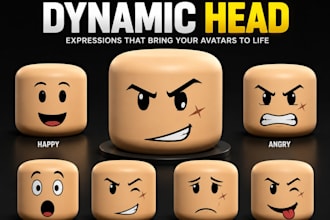 3d roblox bundle, roblox dynamic head, roblox accessory