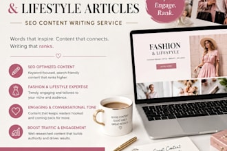 write engaging fashion blogs and lifestyle articles