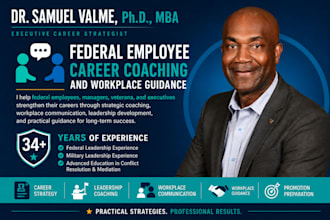 provide federal employee career coaching and workplace guidance