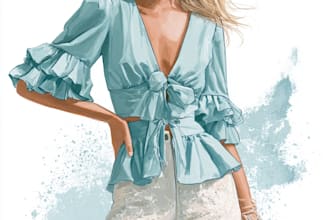 sketch a fashion illustration