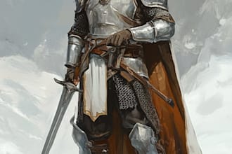 illustrate your dnd party, tcg, ttrpg, and fantasy art