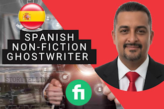 ghostwrite your non fiction book or essay in spanish