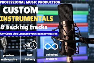 create professional backing tracks and custom instrumentals