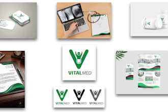 create a modern brand identity kit