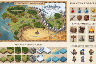 create custom world maps, game tiles, and assets for your game