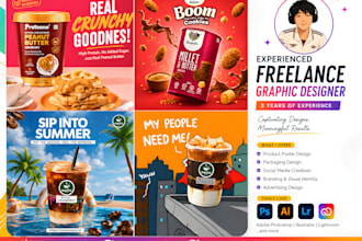 design a advertising poster for your products