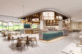 remodel3d bistro restaurant,hotel buffet,cafeteria render,dining hall layout,skp