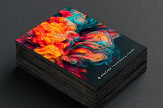 design stunning business cards
