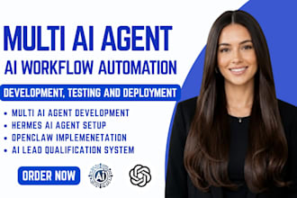 multi ai agent ai workflow automation hermes agent ai n8n zapier vapi openclaw