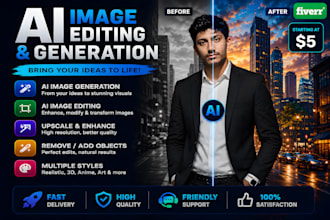 do ai image editing, ai image generation, and photo enhancement