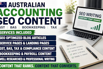 write australian tax SEO content gst bas  bookkeeping accounting blog articles