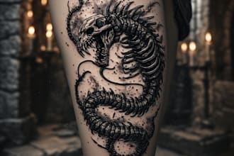 create dark tattoo art